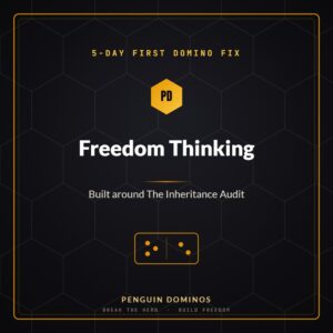 Freedom Thinking — Penguin Dominos