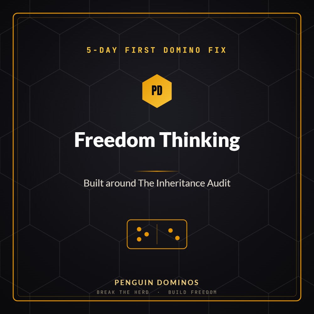 Freedom Thinking — Penguin Dominos