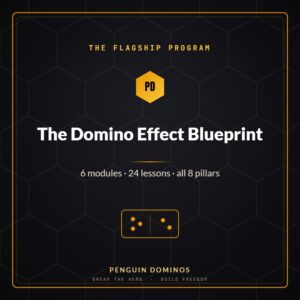 The Domino Effect Blueprint — Penguin Dominos